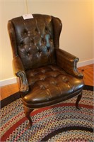 Button Tuck Wingback Chair