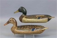 Walter Tube Dawson Pair of Oversized Hen & Drake