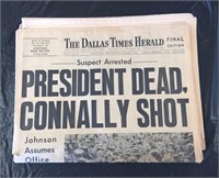Dallas Times Herald Nov. 22, 1963 Late Edition