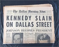 Kennedy Assasination Partial Dallas Morning News