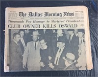 Ruby Kills Oswald Dallas Morning News Nov 25, 1963