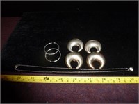 Sterling Silver Earrings & Necklace