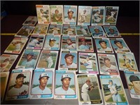 1973 Topps Baseball Card Set - 34 Cards