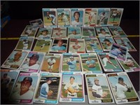 1973 Topps Baseball Card Set - 34 Cards