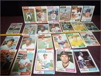 1973 Topps Baseball Card Set - 24 Cards