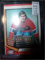 Ken Dryden Canadiens Error Card - NHL 1975