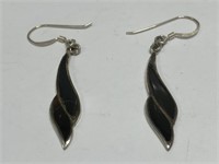 $100 St. Sil.  onyx earrings