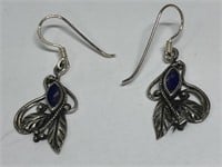 St. Sil.  onyx earrings