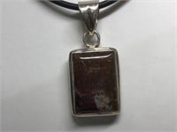 $240 St. Sil.  agate pendant