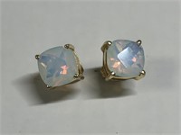 $120 St. Sil. Opal earrings