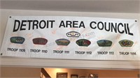 Detroit Area Boy Scout Council banner with each