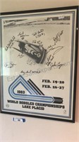 RARE Autographed - World Bobsled Championships