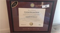 Central Michigan University custom diploma frame,