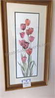 Artist signed watercolor 30” x 16”