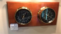 Clock and temperature matches lot # 3, 20” x 10