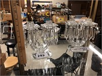 2 CHANDELIER CANDLE HOLDERS