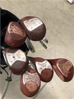 2 LOTS OF GOLF CLUBS