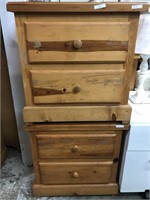 LOT 2 2 Drawer End Night Tables