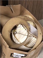 BOX OF LAMP SHADES