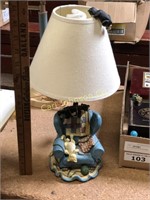 CAT LAMP W/SHADE