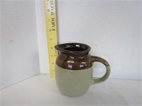 Small stoneware pitcher/ creamer; 4.5" tall
