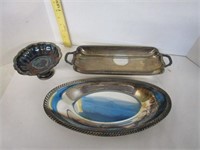 Silver plated selection; Serving platters &