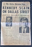 Kennedy Assassination Section Dallas Morning News