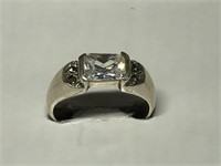 St. Sil. Marcasite CZ Ring
