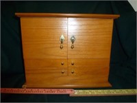 Wood Jewelry Box / Display Case