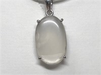 $200 St. Sil. Moonstone Large Necklace