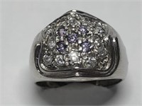 $120 St. Sil. CZ ring