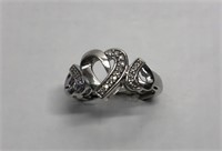 $300 St. Sil. Diamond Ring (App 0.1ct)