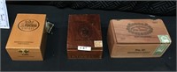 Lot # Cigar Boxes Wooden