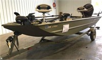 2012 Tracker Panfish Grizzly 1648 16' Boat