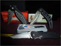 3pc Frost Cutlery Folding Knives - NIB