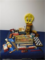 Vintage Toys-Lincoln Logs, Tool Kit, misc.