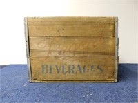 Vintage Wooden Regent Beverages Crate