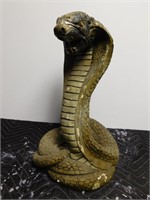 Ceramic Cobra Decor 17"H