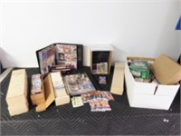 Large Lot of Misc. Sports Cards & Holders