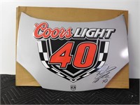 Coors Light Promotional Race Sign-06-07