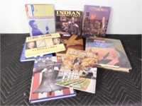 10 Hard & Soft Cover Books-Incl Indian Motorcycles