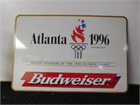 Budweiser 96 Olympics Tin Sign-21 1/"H x 32"L