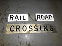 Railroad Crossing Sign-48"L x 9"W