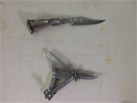 2 Knives-1 Folding Blade Fury-3 1/2" Blade,