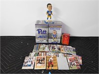 Misc Lot-Football Cards & James Connor Bobblehead