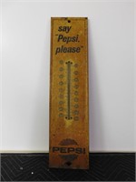 Vintage Pepsi Advertisement Thermometer