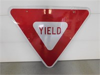 "Yield" Sign-4'4"H x 4"W