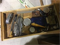 DRAWER OF WATCH PARTS