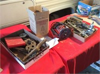 Lot of various wood working tools includes router