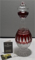 Waterford Crystal Clarendon Decanter Ruby Red